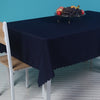 Nappe Coton Enduit Bleu Marine  | Deco Table